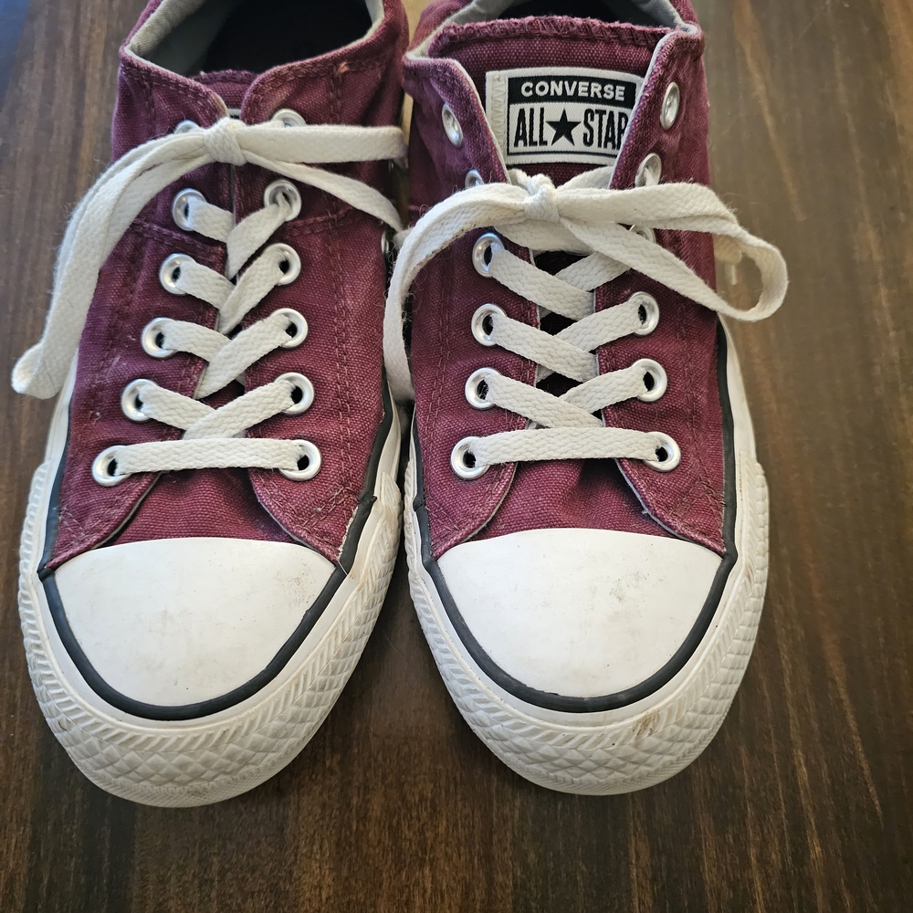 Converse Women's Burgundy High-Top Sneakers